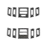 適用于寶馬老3三系E90/92/93碳纖維中央空調(diào)出風(fēng)口裝飾五件套高配