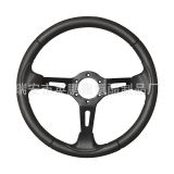 運動改裝卡丁汽車14寸外徑345聚氨酯自結(jié)皮PU方向盤廠家直銷