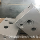尾板三閥專用液壓閥塊加工設(shè)計(jì)制造6061 T6鋁材，硬度高，