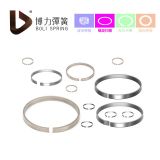 定制不銹鋼壓扁箍形Hoop彈性邁孔用軸用利擋圈隔環(huán)