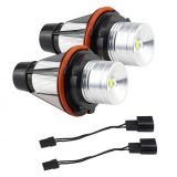 適用寶馬天使眼 5W E39 E60天使眼霧燈 BMW LED大燈帶解碼 亞馬遜