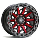 內(nèi)防脫越野輪轂17寸防脫越野改裝胎鈴輪輞鋁合金汽車(chē)輪轂