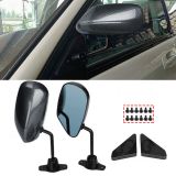 F1 改裝汽車后視鏡 通用碳紋后視鏡 子彈倒車鏡 速賣通亞馬遜wish