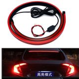 汽車高位剎車燈改裝爆閃燈后檔玻璃LED裝飾燈流光燈警示燈防追尾