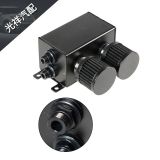 ebay跨境 AN8雙過(guò)濾器發(fā)動(dòng)機(jī)油箱 鋁材質(zhì)帶雙擋板過(guò)濾器 1.2L油壺