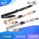 廠家直銷(xiāo)汽車(chē)座椅安全帶 兩點(diǎn)式鋼鍍鉻飛機(jī)扣座椅安全帶