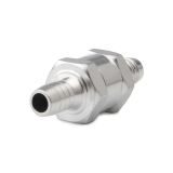 汽車配件燃油泵單向止回閥6/8/10/12mm鋁合金車船手油泵配件