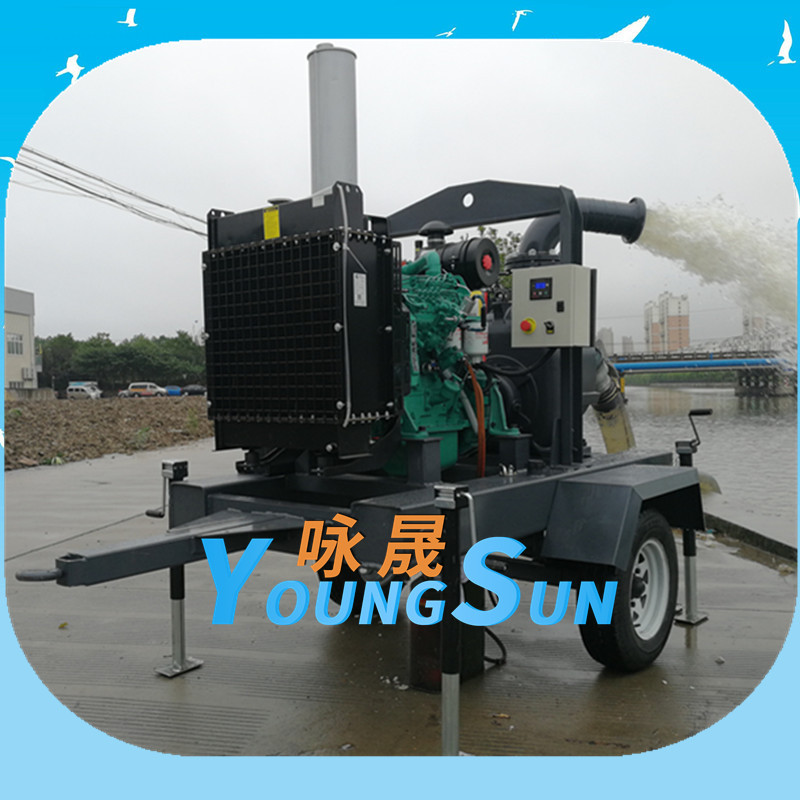 防汛移動(dòng)泵車6寸