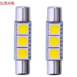 廠家新款29MM 5050 3SMD 高亮閱讀燈 雙尖指示燈 平頭LED車頂燈