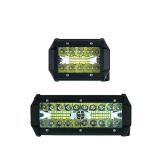 廠家直銷(xiāo)LED長(zhǎng)條燈4英寸60W越野車(chē) 汽車(chē)三排LED工作燈7英寸車(chē)頂燈