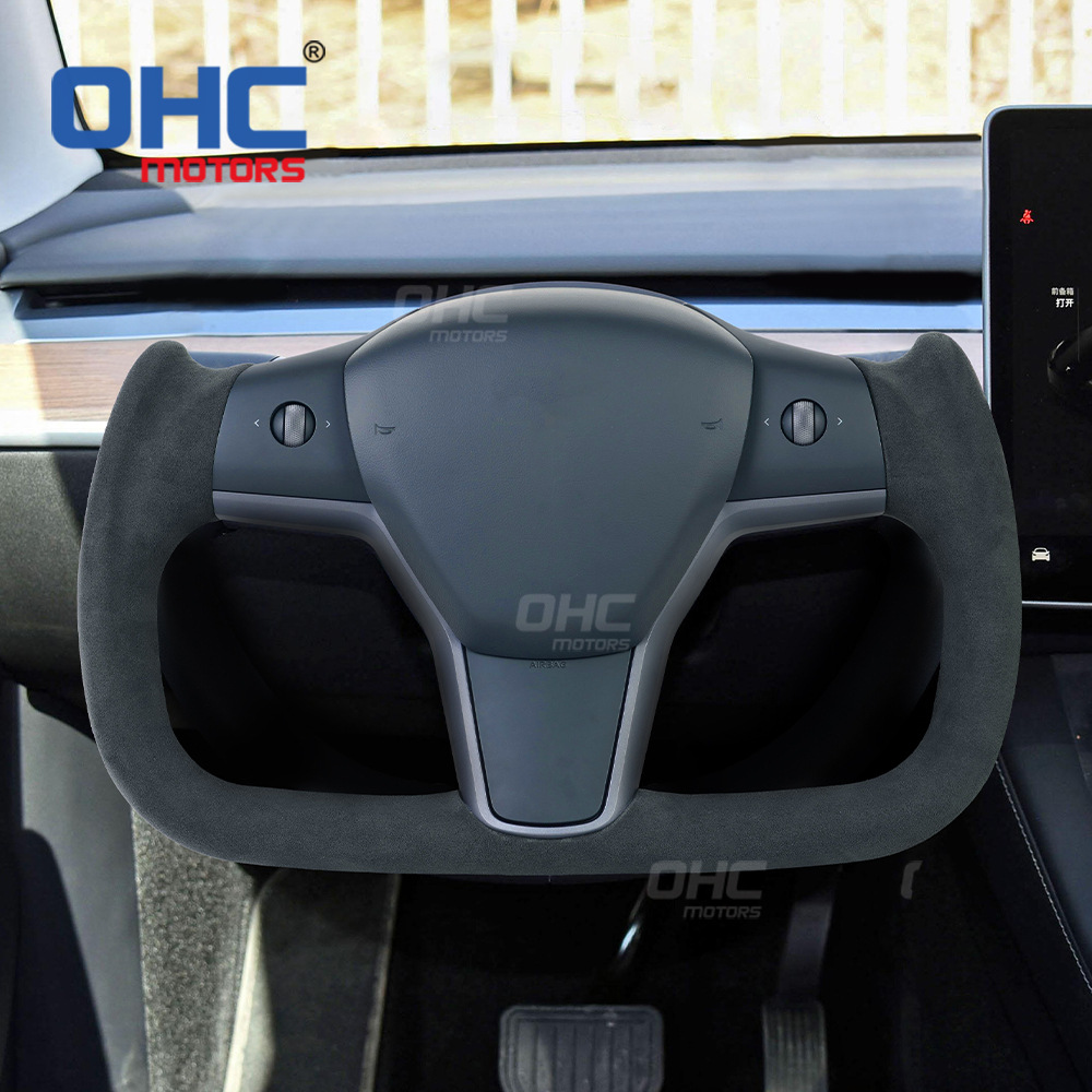 特斯拉model Y 飛機盤  全翻毛皮