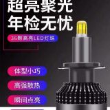 工廠直銷六面發(fā)光前照燈頭燈照明 新款立體發(fā)光360°LED汽車大燈