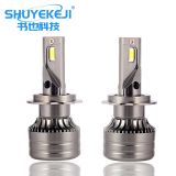 刀鋒款汽車LED前大燈超亮聚光汽車燈泡ledH7H4H19005汽車改裝廠家