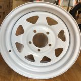 廠家定制14寸15寸16寸拖車(chē)掛車(chē)鋼圈4/5/6孔房車(chē)ATV游艇輪轂鐵圈