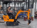 微型小勾機果園農(nóng)用挖掘機視頻，廠家試機 (358播放)