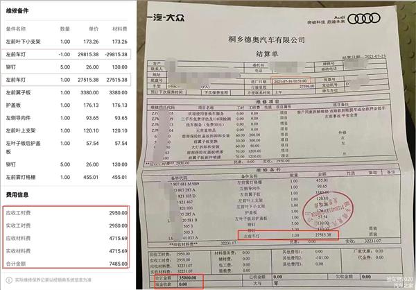 &ldquo;奧迪副廠大燈&rdquo;事件發(fā)酵，事故車維修造假越來越難？
