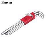 Fanyaa原裝加長(zhǎng)球頭內(nèi)六角扳手特殊工具鋼體鑄成經(jīng)久耐用不易變型